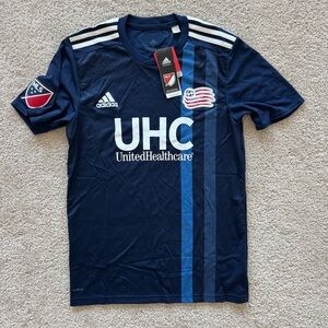 New England Revolution Adidas Soccer Jersey Men Sz Small NEW